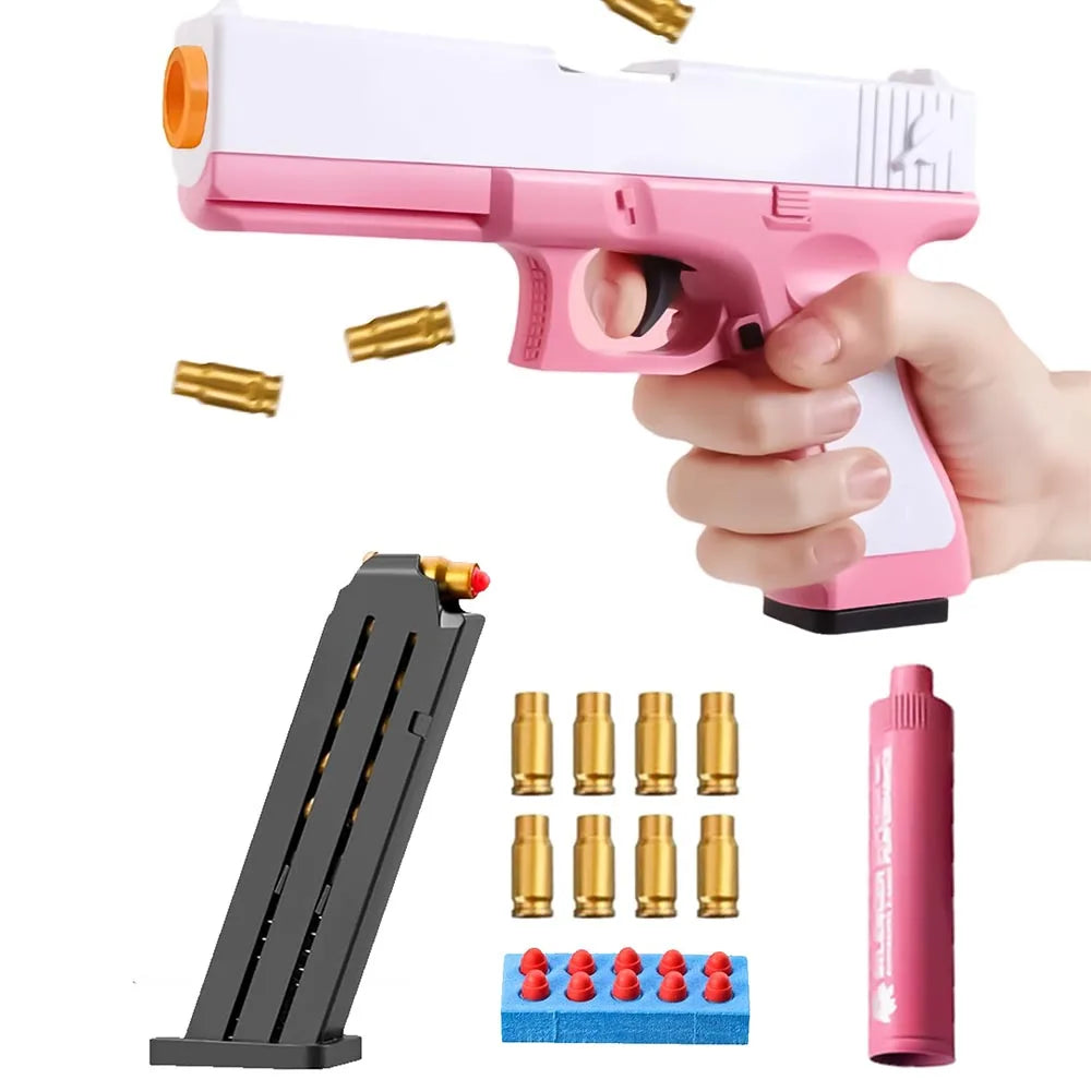 Pistola de juguete con balas suaves, flardos EVA de espuma, pistolas de juguete seguras y baratas para niños, regalos, triangulación de envíos, Shopify Tiktok