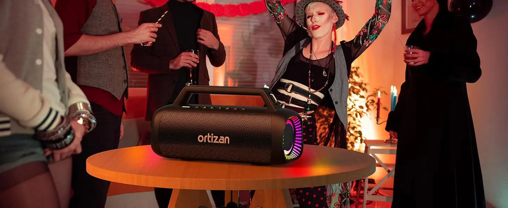 Ortizan Altavoz Bluetooth 60W Subwoofer Power Bank