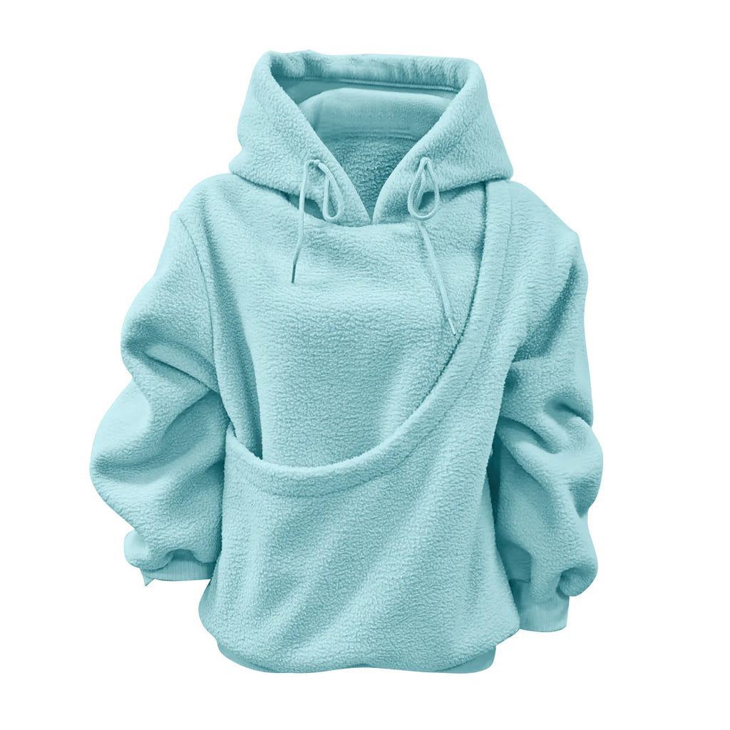 Sudadera con capucha de otoño 2026 para mascotas, con bolsillo grande tipo canguro para perros, para llevar al aire libre