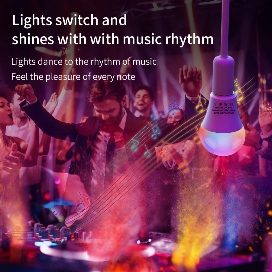 Bombilla LED Inteligente WiFi Tuya con Control de Voz