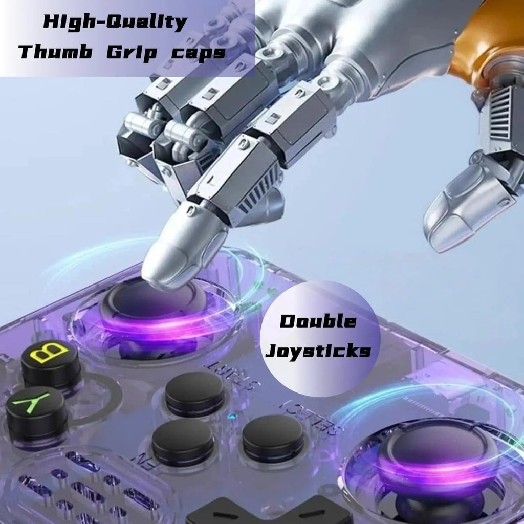 Consola de Juegos Portátil R36S, Pantalla IPS de 3.5 Pulgadas, 64G, Consola de Juegos Retro Clásica, Reproductor de Videojuegos de Bolsillo
