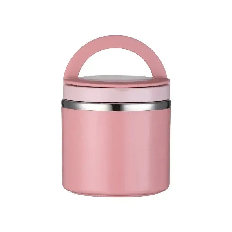 Lonchera mini aislada de acero inoxidable con tapa sellada