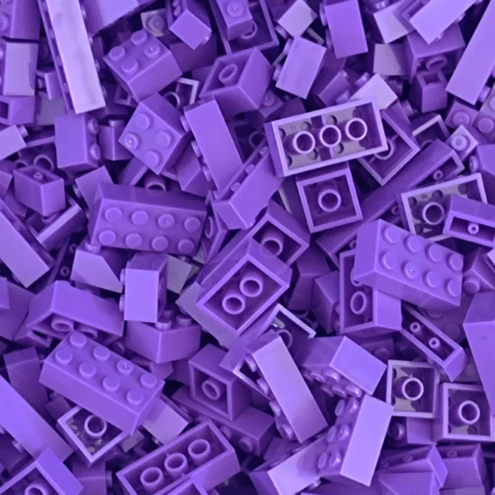 120/240 Uds. Juego de bloques de construcción a granel ciudad ladrillos clásicos montaje colorido DIY juguete creativo juguete educativo interactivo para niños