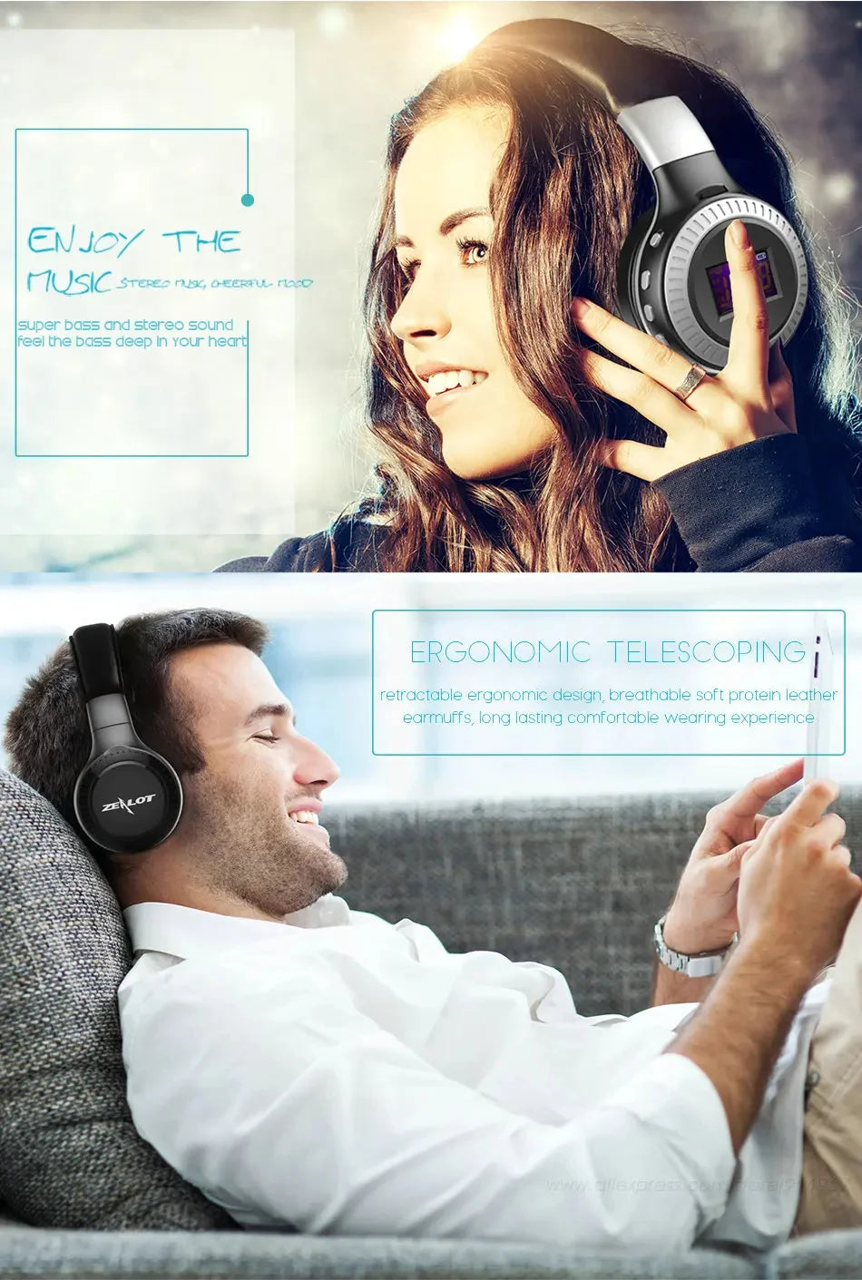 Zealot B19 Auriculares Diadema Cancelación de Ruido