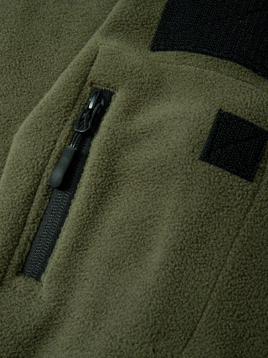 Chaqueta Polar Táctica con Capucha para Hombre | Cremallera Completa