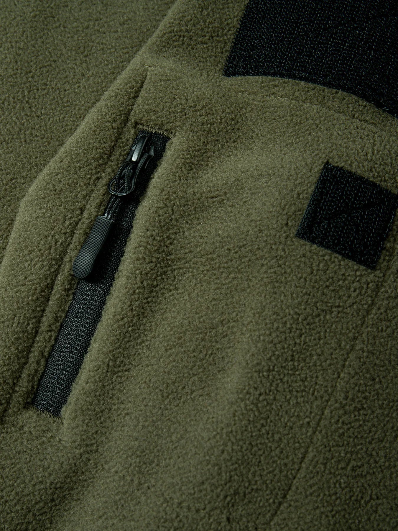 Chaqueta Polar Táctica con Capucha para Hombre | Cremallera Completa
