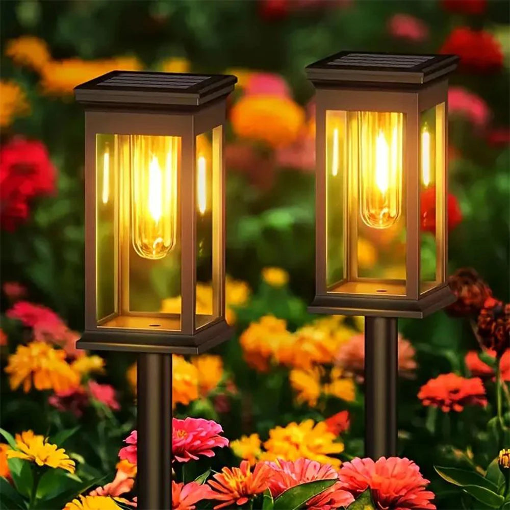 Luces Solares de Camino para Jardín Impermeables IP65, Pack de 1 a 6