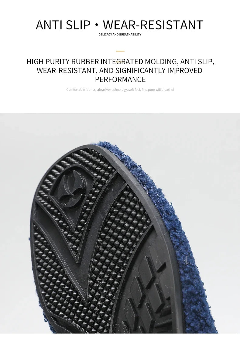 YRZL, zapatos cálidos de algodón para invierno, zapatillas de interior para el hogar para hombre, zapatos informales de algodón de felpa con parte inferior fina, zapatillas antideslizantes de suela suave para hombre