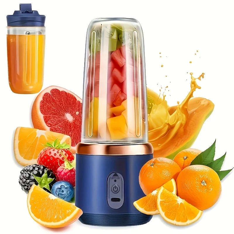 Licuadora Portátil USB 400ml Vaso Eléctrico para Jugos