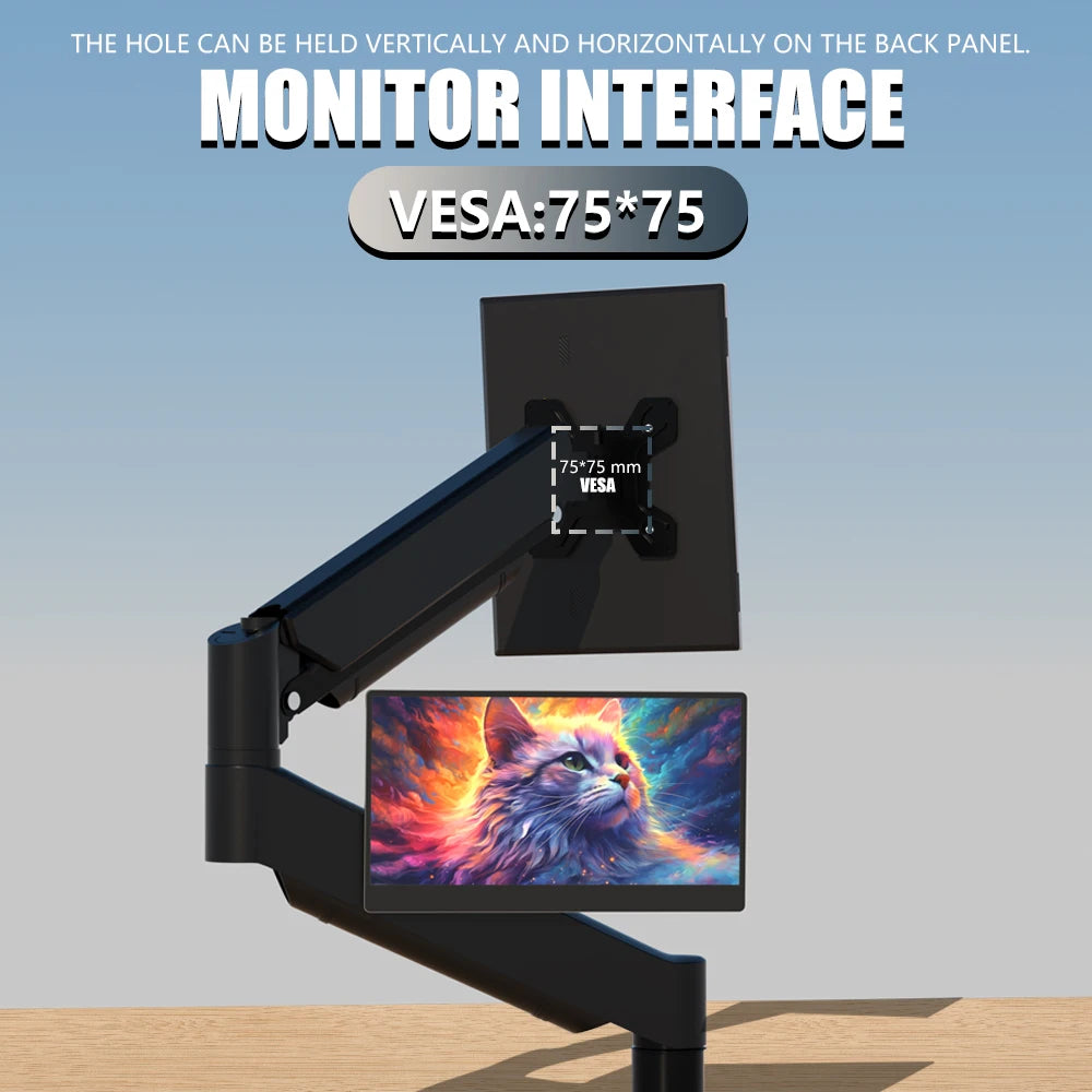 MUCAI N140-S36 Pantalla portátil 14 pulgadas 60 Hz Resolución 1366*768 TN Panel 250cd/ ㎡   Monitor portátil de respuesta de brillo 3 ms