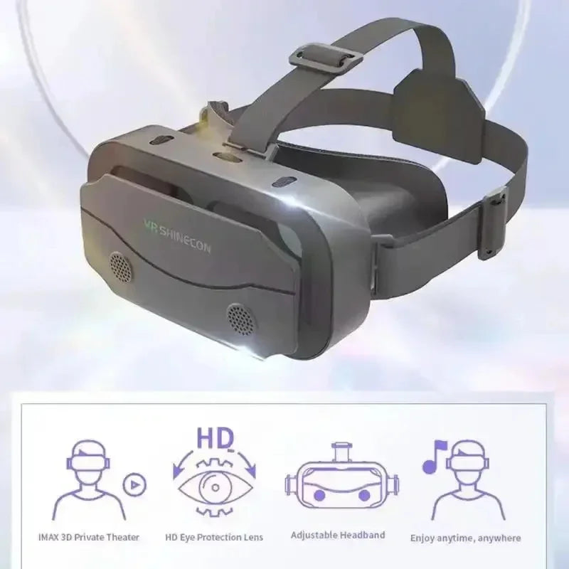 Gafas de realidad Virtual 3D VR, dispositivos de auriculares, lentes de casco, gafas inteligentes para teléfonos inteligentes, teléfono móvil, juego de visor Viar