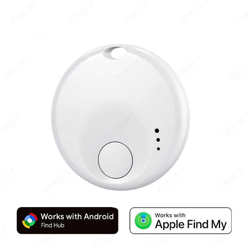 Localizador GPS de Doble Sistema Google y Apple, Rastreador de Ubicación Google Find My, Mini Dispositivo GPS para Motocicleta, Etiqueta Bluetooth Inalámbrica