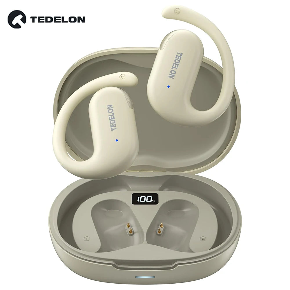 Tedelon F9 Auriculares Open Ear Bluetooth 5.4 HiFi