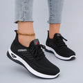 Primavera y otoño nuevos zapatos deportivos informales con cordones para mujer, cómodos, transpirables, ligeros y resistentes al desgaste