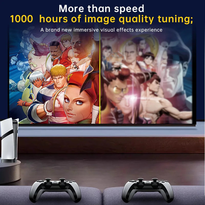 Nueva consola RS5 Pro Home TV Juegos Mini Consola NES Classic Retro PS Juegos de dos jugadores Kumite Juegos de cumpleaños Regalos de ocio Entretenimiento Juegos familiares