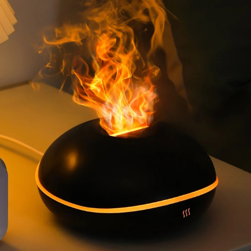 Humidificador de Llama Simulada con Luz Colorida