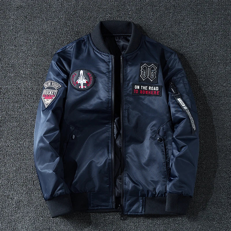 Campera MA1 Aviador para Hombre - Doble Cara Engrosada