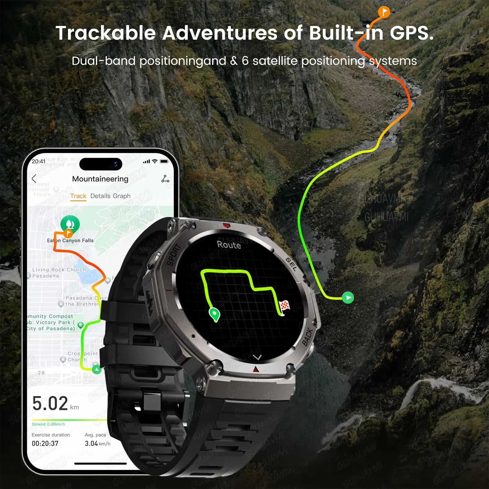 T-Rex 3 Ultra Reloj Inteligente Militar AMOLED
