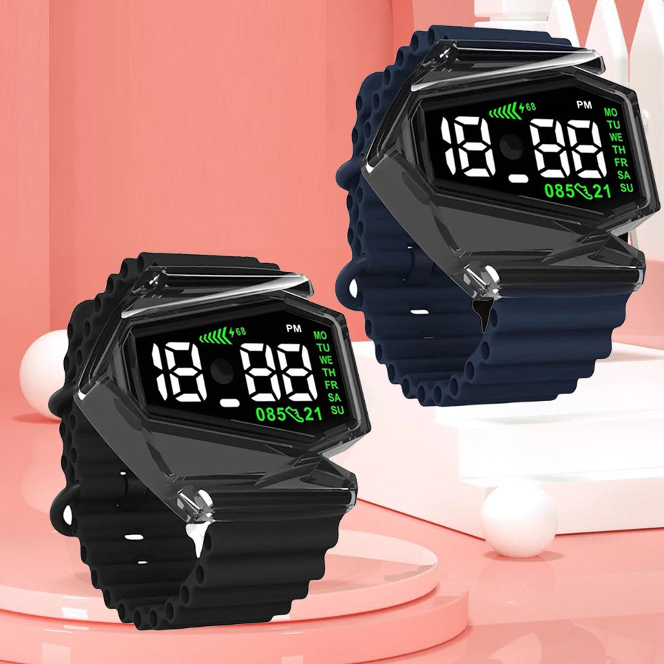 Reloj Digital Deportivo LED Táctil para Niños
