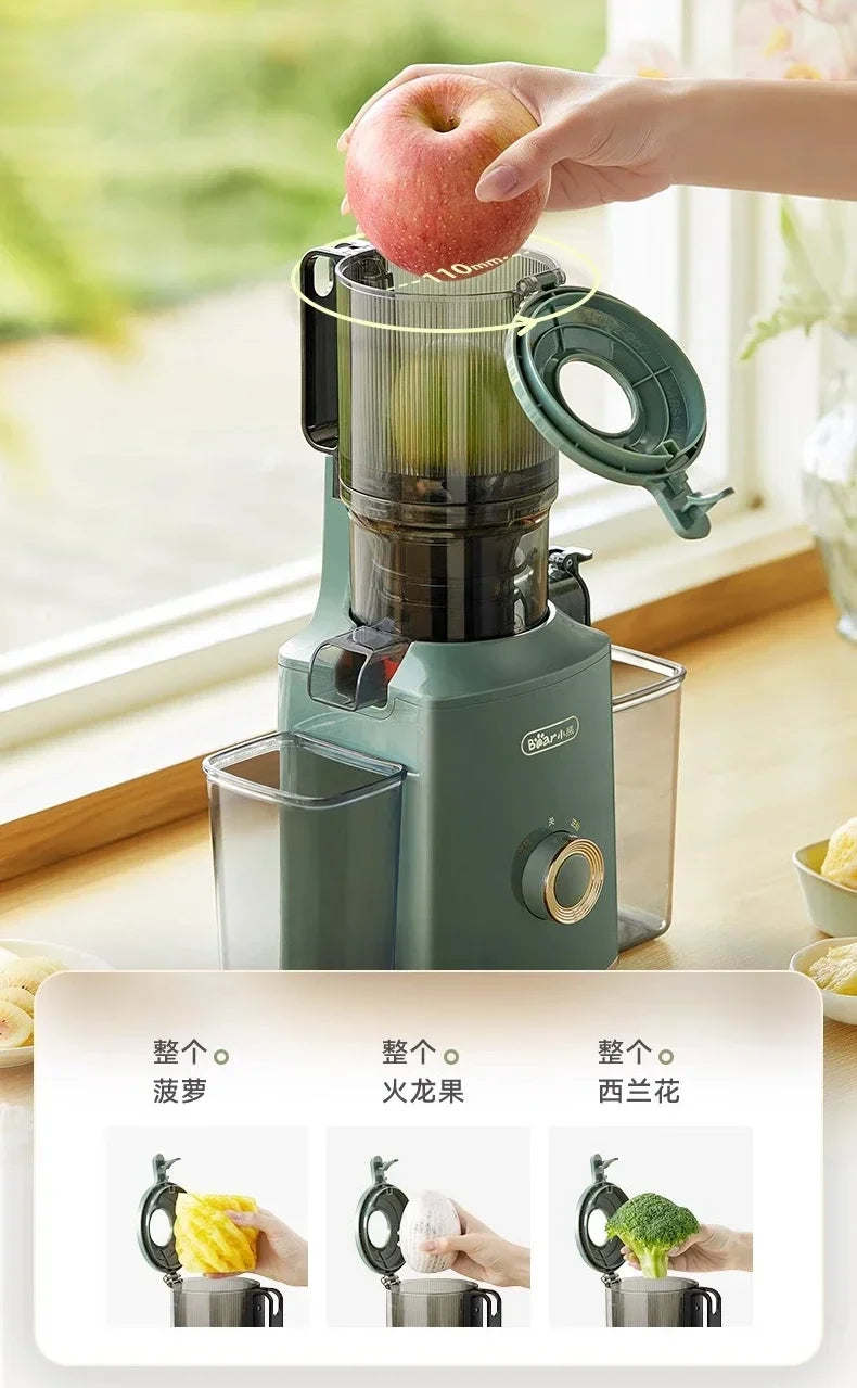 Extractor de Jugos Eléctrico Automático con Separador de Pulpa
