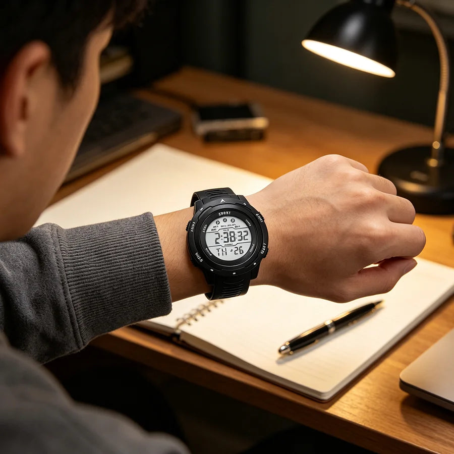 Reloj Digital Deportivo LED Multifunción Hombre