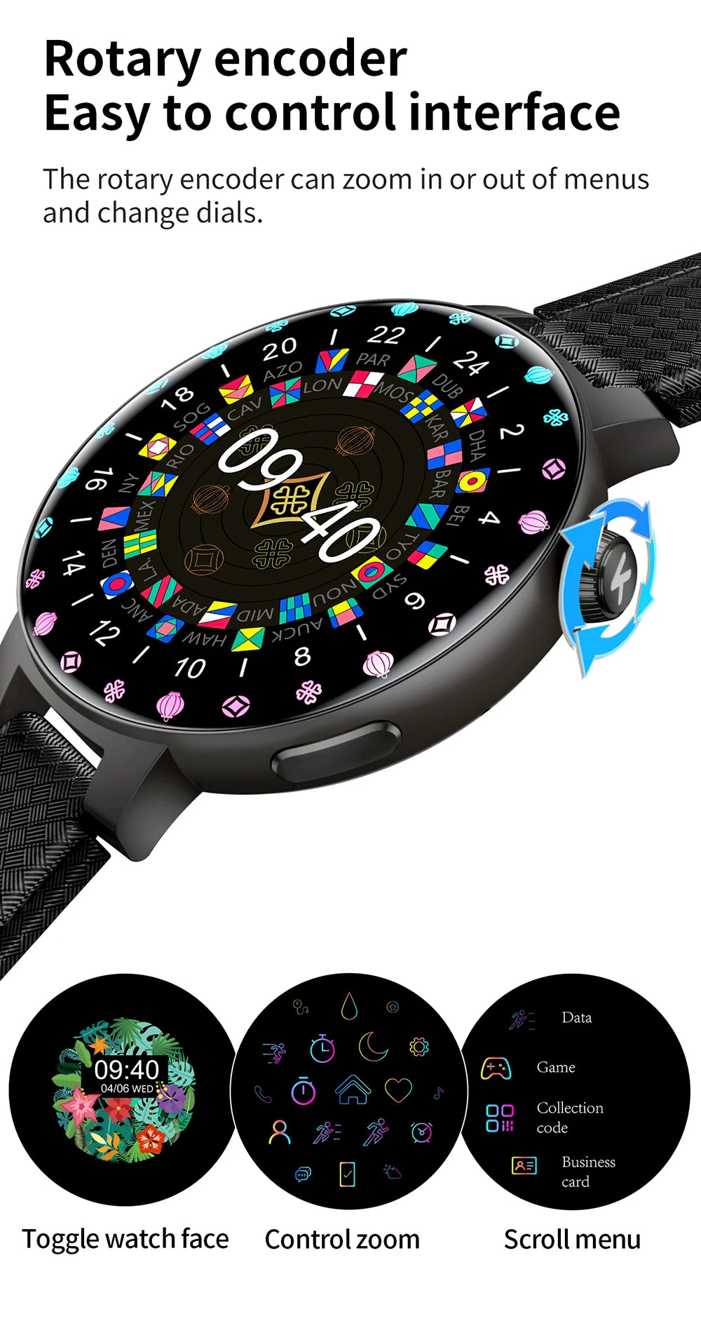 KUMI GT6 Pro Reloj Inteligente AMOLED NFC