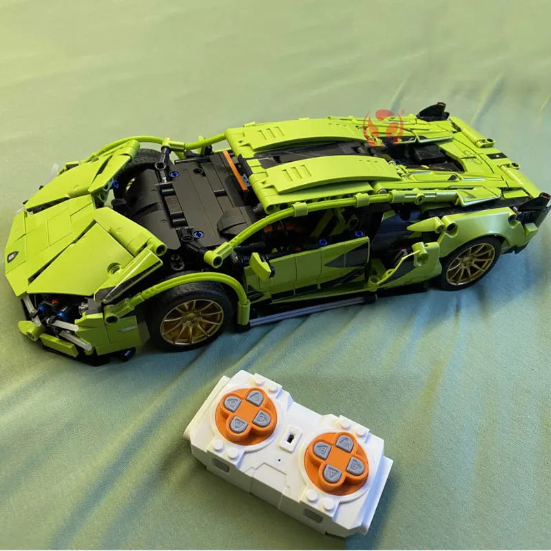 Coche de carreras de alta tecnología Lambor Sian FKP 37, bloques de construcción compatibles con juego de ladrillos técnicos 42115, juguetes, regalos de cumpleaños para niños
