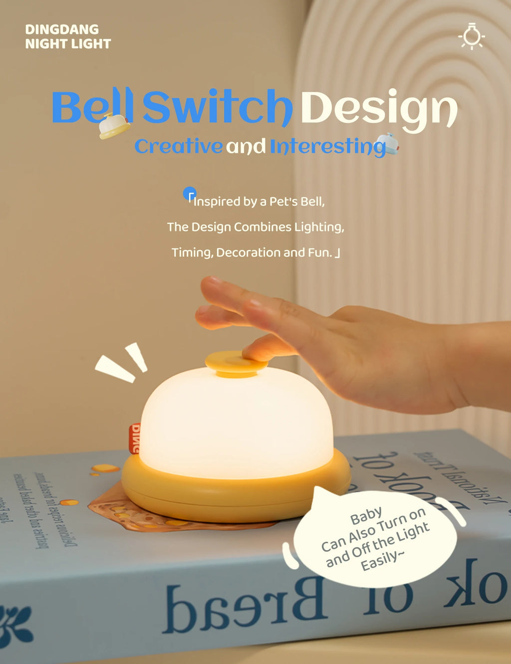 Luz nocturna Kawaii, bonita lámpara decorativa de escritorio, luz nocturna para bebé, lámpara de noche portátil, recargable por USB, regalo de cumpleaños para niños