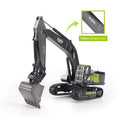 Vehículos de Ingeniería Diecast para Niños, Grúa Excavadora Bulldozer