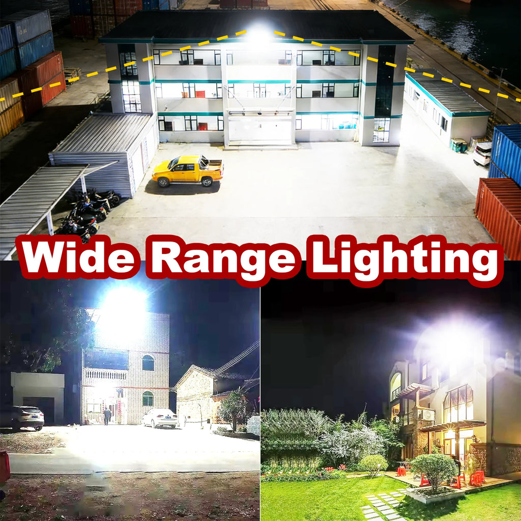 Lámpara Solar LED para Jardín con Sensor de Movimiento IP65