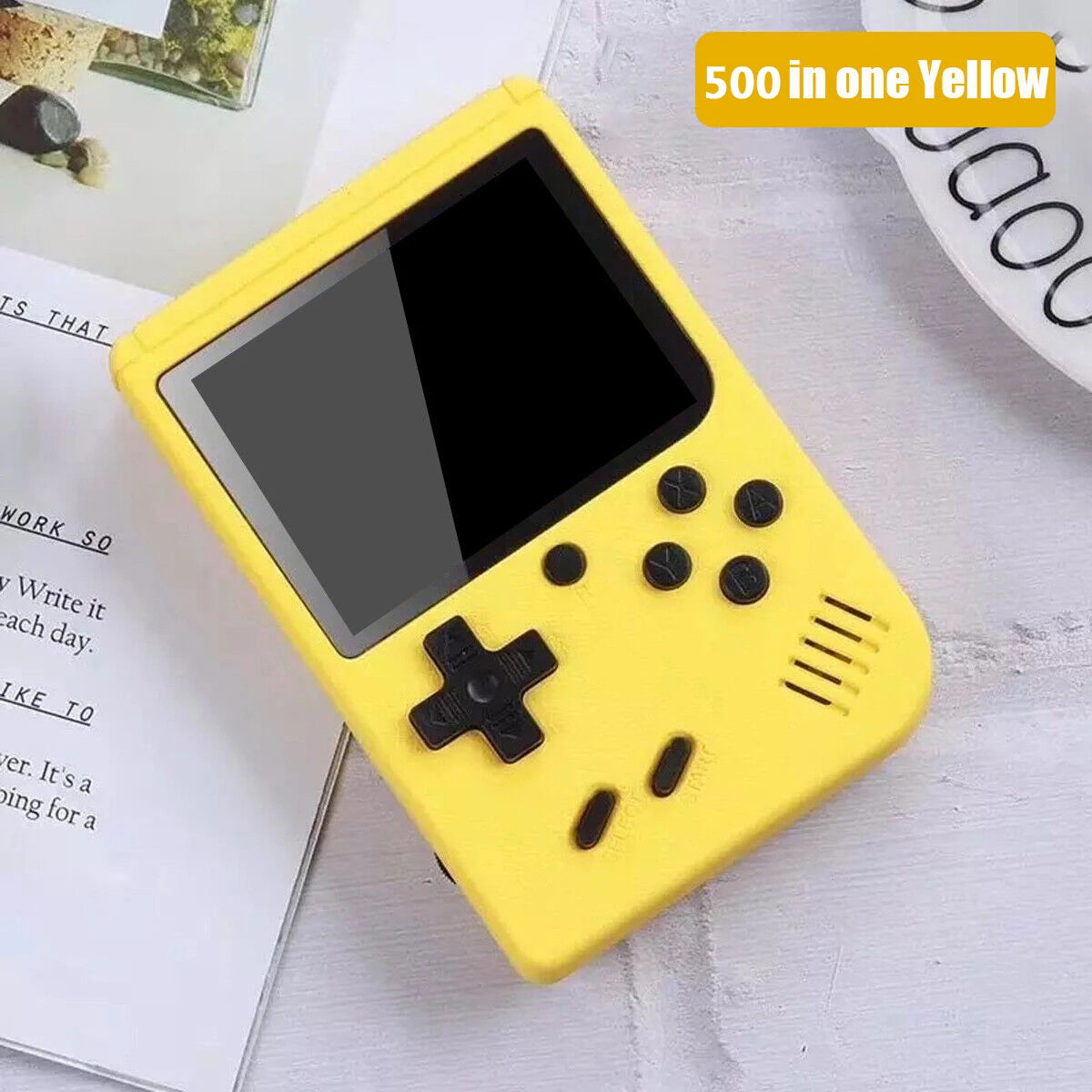 Consola de Juegos Portátil con 500+ Juegos, Emulador Retro, Conecta a TV
