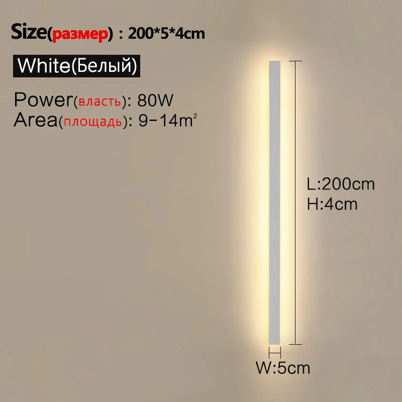 Lámpara de Pared LED IP65 Impermeable Exterior Jardín