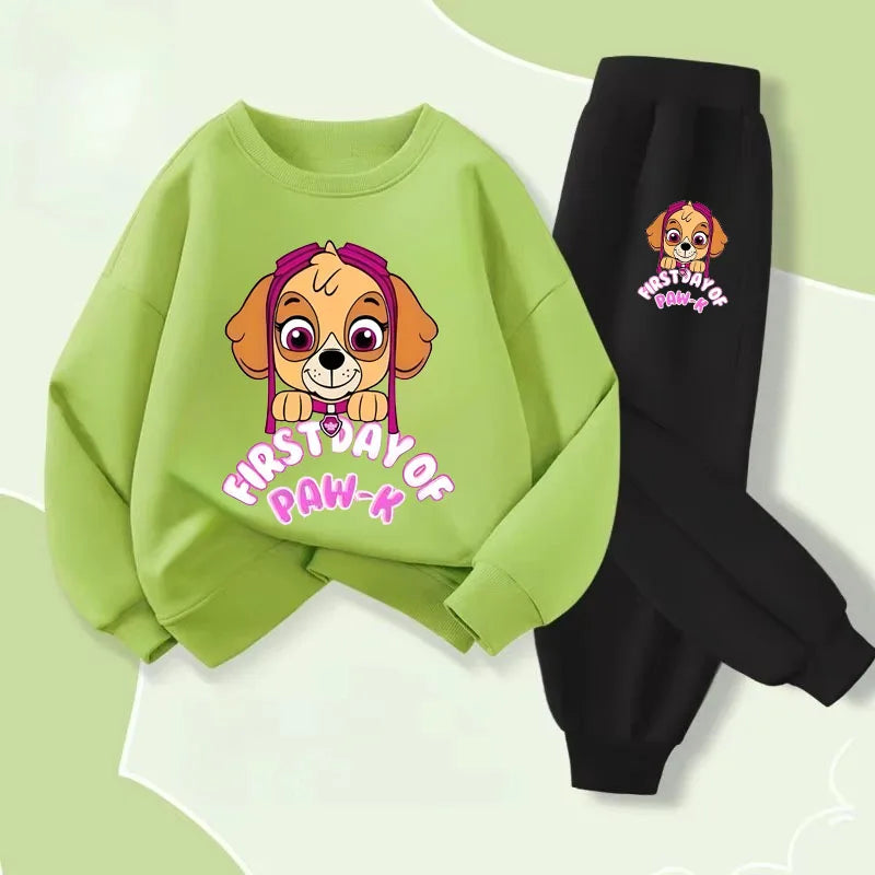 Conjunto de buzo transpirable PAW Patrol con pantalón para niñas