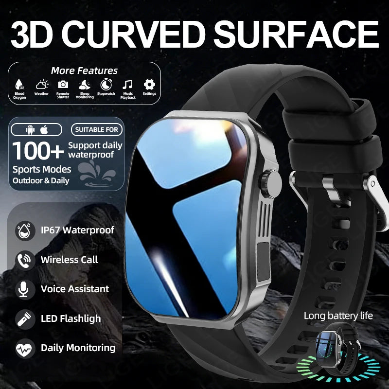 Reloj Inteligente Pantalla 2.2 Pulgadas Bluetooth