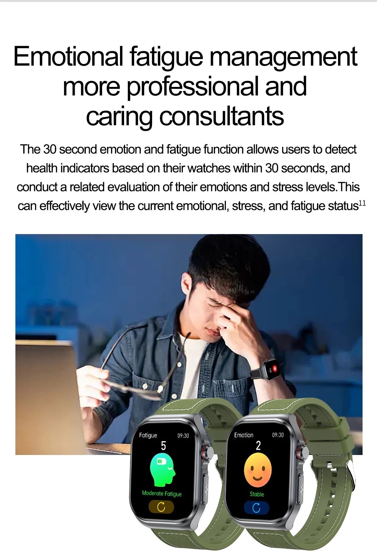 LIGE ET585 Reloj Inteligente AMOLED ECG