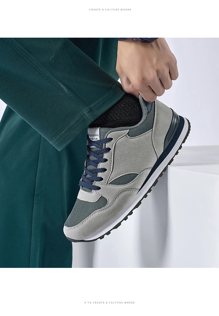 Nuevos zapatos transpirables para correr para hombre, zapatos deportivos flexibles a la moda para parejas, zapatillas antideslizantes para hombre, tenis ligeros para exteriores 40-46