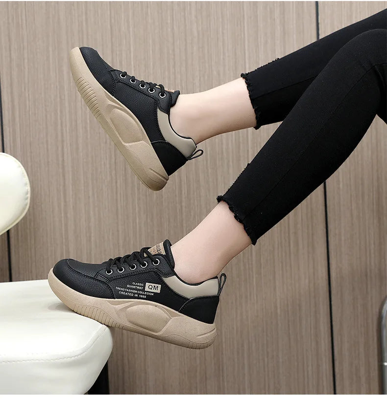 Zapatillas Mujer Suela Gruesa Plataforma Informales