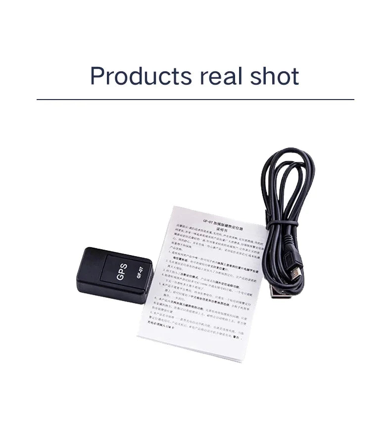 Localizador GPS para Motocicleta y Automóvil GF07, Mini Rastreador Magnético para Vehículos, Mascotas, Niños y Ancianos, con Aplicación de Posicionamiento GPS ﻿