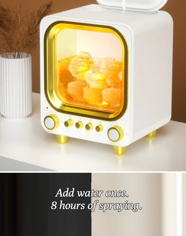 Altavoz Bluetooth Inalámbrico Portátil con Luz LED, Difusor de Aroma y Humidificador 3 en 1 de 160 ml, Luz Nocturna Cálida para Exteriores, Hogar y Auto