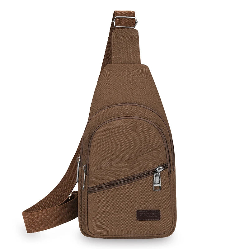 Bolso Bandolera para Hombre, Multicolor, Bolso de Pecho