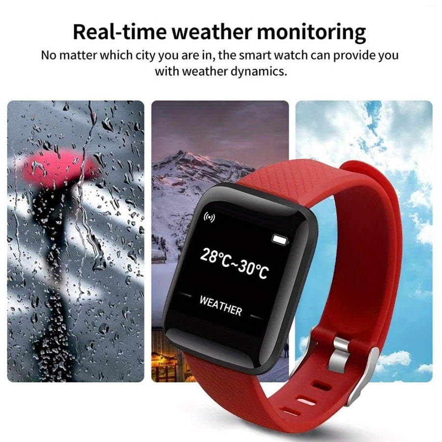 Pulsera Deportiva D13 y 116Plus con Seguimiento de Salud y Notificaciones