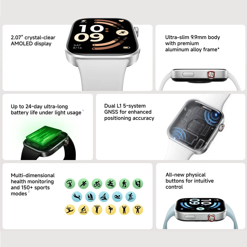 Redmi Watch 6 Smartwatch AMOLED 150 Modos