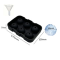 Moldes para hielo, moldes y bandejas para hielo de silicona, máquina para hacer hielo de gran tamaño en forma de esferas y cubos, perfecta para cócteles, whisky