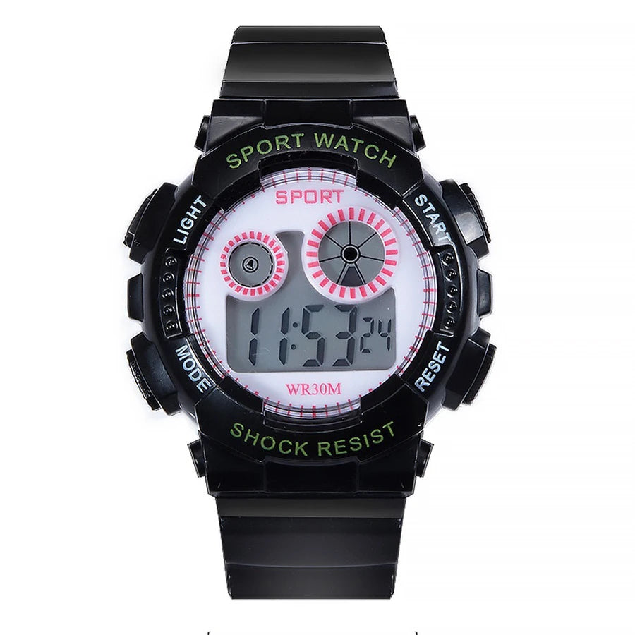 Reloj Deportivo Digital LED Impermeable para Niños