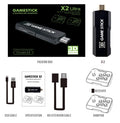 Consola de juegos X2 Ultra Home TV, más de 6000 juegos clásicos nostálgicos, controlador Dual inalámbrico de 2,4G, salida de alta definición 4K HDMI