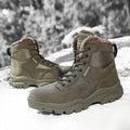 Botas de nieve para hombre forradas de piel, cálidas y antideslizantes