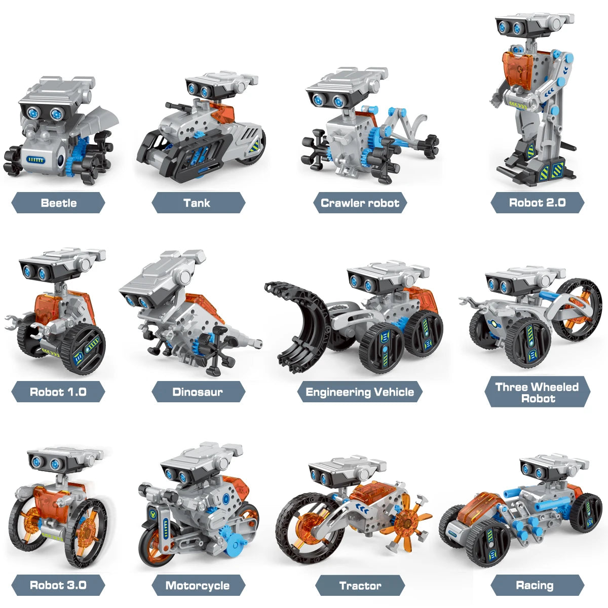 Robot Solar Educativo 12 en 1 para Niños DIY STEM