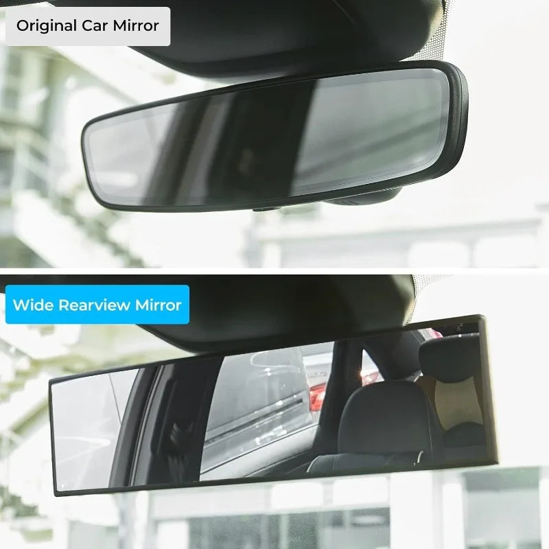 Espejos de coche para bebé, espejo retrovisor Interior, espejo retrovisor convexo gran angular, antideslumbrante, Monito auxiliar panorámico de gran visión