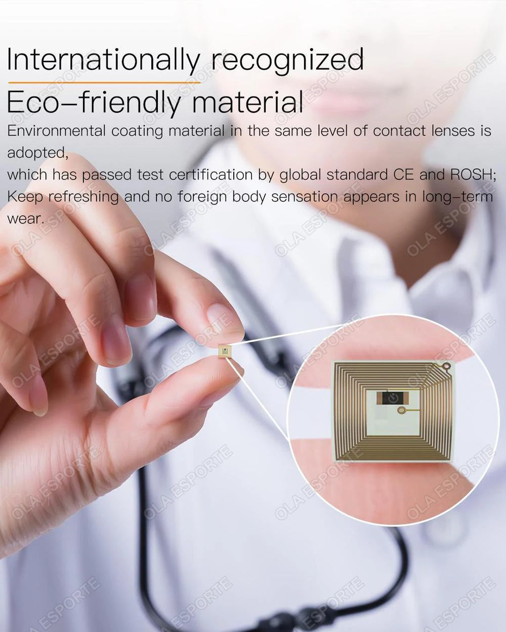 Nuevo Chip de uñas inteligente NFC, llamada Virtual SOS, función de supervisión de Fitness, dispositivo rastreador GPS, Mini rastreador, Chip inteligente para Android IOS