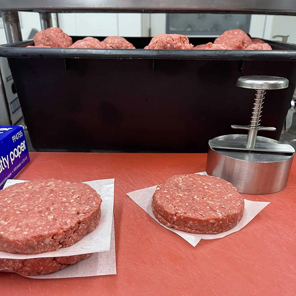 Prensa de carne para hamburguesas de acero inoxidable 304, molde para hacer hamburguesas, herramienta Manual para hacer pasteles, parrilla, carne, carne, cerdo, arroz, moldes para hacer prensa